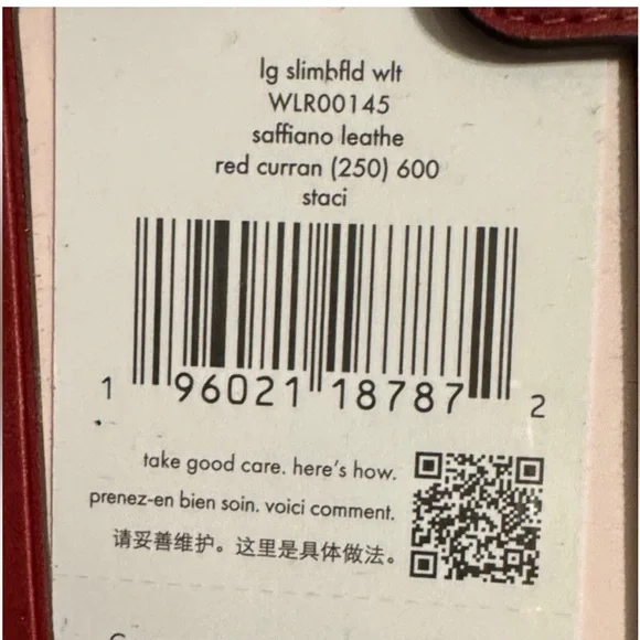 Kate Spade Red Saffiano leather Wallet nwt - Picture 4 of 4